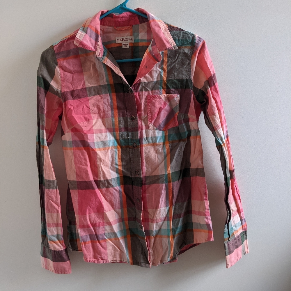 Plaid button up
